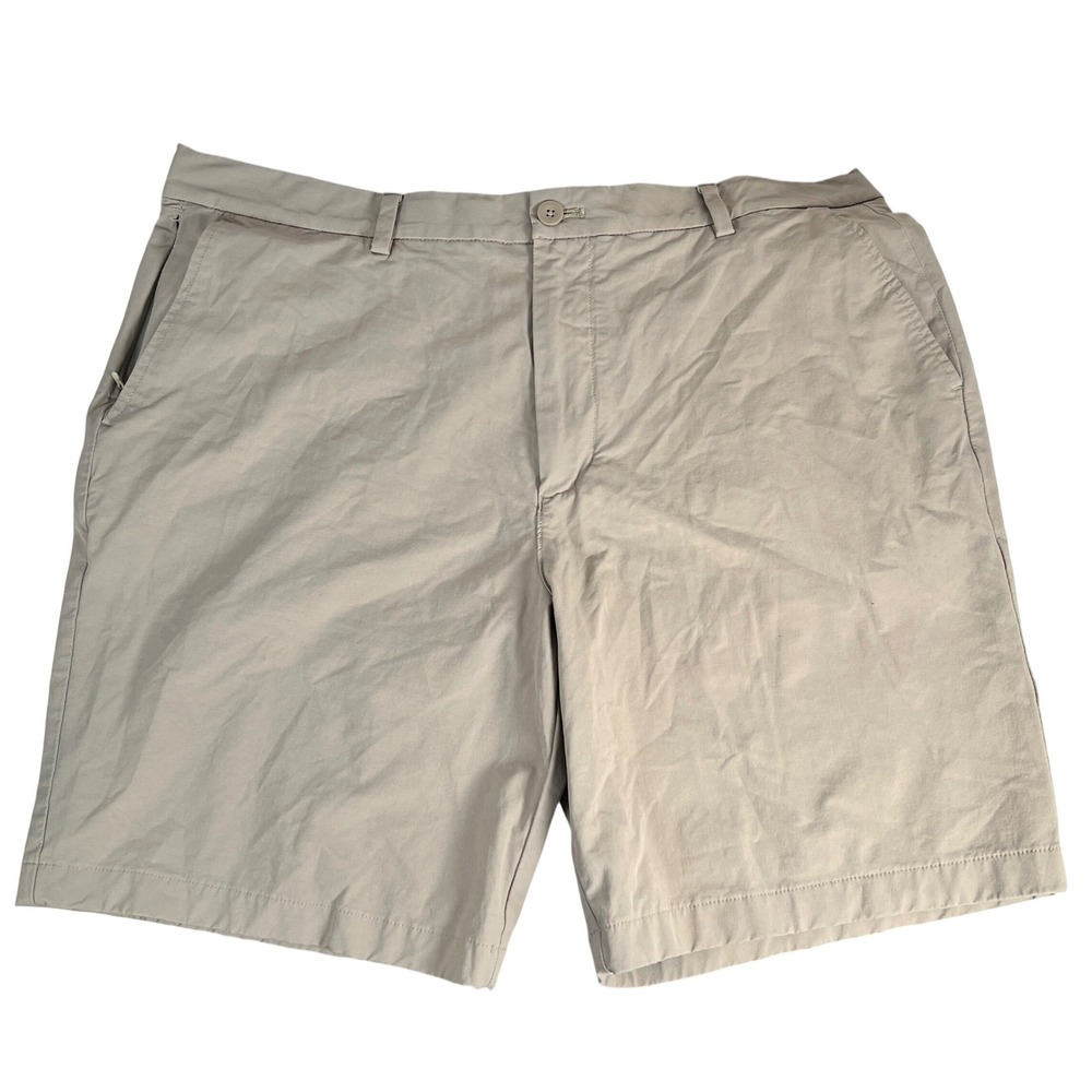 Vineyard Vines On The Go Shorts Mens 38 Khaki Tan Stretch Performance Golf 9in